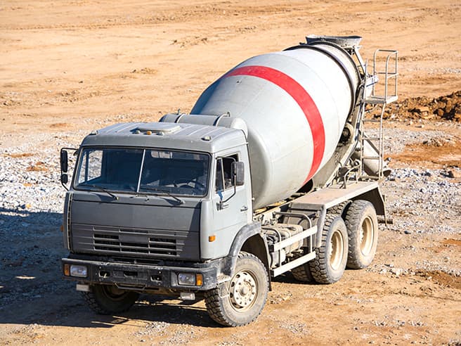 New cement mixer truck